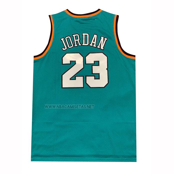 Camiseta Chicago Bulls Michael Jordan NO 23 Mitchell & Ness 1997-98 Verde1